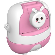 Watch Gear A19B Karikatür Tasarım 2.0 Inç Ekran Mini Çocuk Hd Dijital Kamera 32G Tf Kart + Kart Okuyucu ile Anında Fotoğraf Yazıcısı-Pembe (Yurt Dışından)
