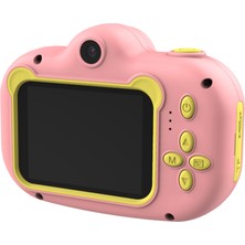 Watch Gear X1 Çocuk Kamerası 1080P Çocuk Video Kamera Eğitici Oyuncak Destekleyen 32GB Hafıza Kartı-Pembe (Yurt Dışından)