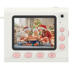 Watch Gear P4 2,8 Inç Çocuk Anında Baskı Kamerası Dahili Oyunlar Mp3 Çalar Hd Çift Lensli Video Kaydedici-Pembe (Yurt Dışından)