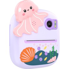 Watch Gear P8 Çocuk Kamerası Çift Lensli Anında Baskı 2,4 Inç IPS Ekran Video Kaydedici, 32GB Kart + Kart Okuyucu ile (Yurt Dışından)