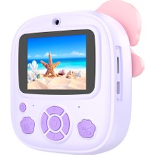 Watch Gear P8 Çocuk Kamerası Çift Lensli Anında Baskı 2,4 Inç IPS Ekran Video Kaydedici, 32GB Kart + Kart Okuyucu ile (Yurt Dışından)