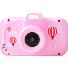 Watch Gear K5 3.5 Inç Ekran Çocuk Kamera Çocuk Eğitici Oyuncak Kız Erkek Doğum Günü Noel Hediyesi Taşıma Halatı Ile-Pembe (Yurt Dışından)