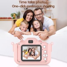 Watch Gear X11S Karikatür Tavşan Şekilli Çocuk Kamera Oyuncak Çocuk Fotoğraf Video Kaydedici 32G Hafıza Kartı-Mavi (Yurt Dışından)