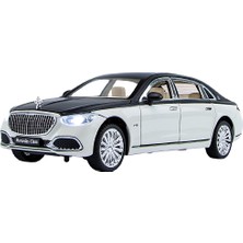 Yuxianxiangbao Alaşım Araba Modeli 1:24 Maybach S680 Ses ve Işık Oyuncak (Yurt Dışından)