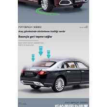 Yuxianxiangbao Alaşım Araba Modeli 1:24 Maybach S680 Ses ve Işık Oyuncak (Yurt Dışından)