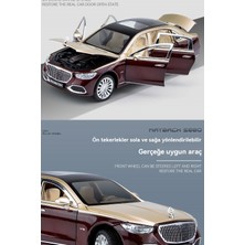 Yuxianxiangbao Alaşım Araba Modeli 1:24 Maybach S680 Ses ve Işık Oyuncak (Yurt Dışından)