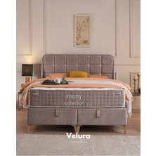 Velura Home & Living Cozy Tek Kişilik Yatak Baza Başlık Seti (140 x 190)
