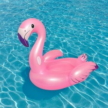 Bestway Flamingo Binici - Şişme Flamingo Binici Bot - Deniz Flamingo Binici - Havuz Flamingo Şişme 127x127 Cm.