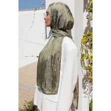 Mooncorn Liva Desen Shine Line Şal Haki-Somon