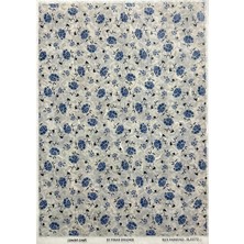 Lineart Pirinç Dekopaj Kağıdı BLEU72