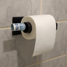 Anahtarlı Gizli Bölmeli Tuvalet Kağıtlığı – Yapışkanlı Para & Altın Saklama Kasası