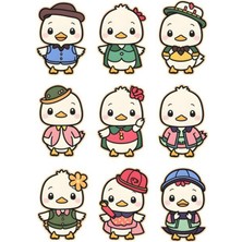 Civciv Sticker Telefon Laptop Notebook Tablet Defter Matara Stiker Etiket ST1126