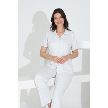 Bambu Boydan Düğmeli Hamile Lohusa Pijama Takım 30201Y-30205Y