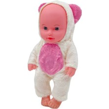 Global Toys Beyaz Renk Koala Kostümlü İngilizce Konuşan Et Bebek
