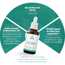 Vet's Plus Calcium Damla 50ml (Kedi ve Köpekler İçin Kemik ve Diş Yapısı Destekleyici Kalsiyum)