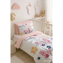 Mira Home Dijital Baskılı 3D Pamuklu Yenidoğan Bebek Nevresim Takımı Lovely Butterfly