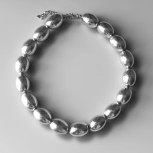 Silver Badem Kolye