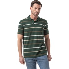 Yatay Çizgili Polo T-Shirt