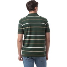 Yatay Çizgili Polo T-Shirt