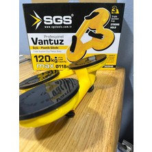 Sgs Profesyonel Üçlü Vantuz - 120 kg Taşıma Kapasiteli (Ø118 Mm)