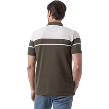 Yatay Çizgi Desenli Polo T-Shirt