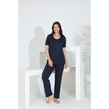 Bambu Kısa Kol Hamile Lohusa Pijama Takım 30241Y-30245Y