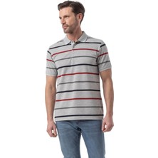 Yatay Çizgili Polo T-Shirt