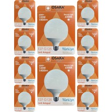 (10 Adet) 20W (120W) 6500K (Beyaz Işık) E27 Duylu (Kalın Duy) Glop LED Ampul