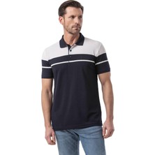 Yatay Çizgi Desenli Polo T-Shirt