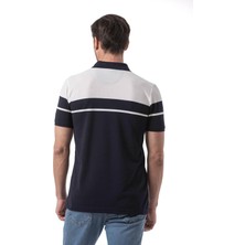 Yatay Çizgi Desenli Polo T-Shirt