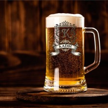 Kişiye Özel Renkli Kulplu Arjantin Bira Bardağı - Isim Yazılı Özel Tasarım