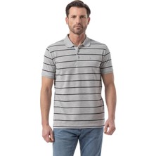 Yatay Çizgili Polo T-Shirt