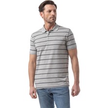 Yatay Çizgili Polo T-Shirt