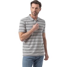 Yatay Çizgili Polo T-Shirt