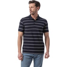 Yatay Çizgili Polo T-Shirt