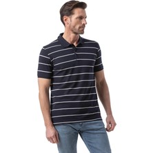 Yatay Çizgili Polo T-Shirt
