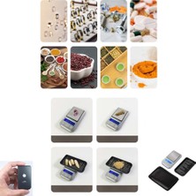 Paras Ticaret Mini Dijital Hassas Cep Ölçeği Mücevher Vb. Terazisi LCD Ekran Elektronik Kuyumcu Tartısı (Max: 200 Gr.)