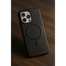 iPhone 15 Pro Signature Leather Üst Düzey Premium Deri Koruma Kılıf