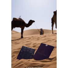 Morocco Desen Çift Taraflı Şal Tarçın-Zümrüt