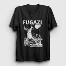 Presmono Unisex Siyah Poster Florida Fugazi T-Shirt