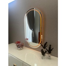 Oval Dokunmatik LED Işıklı Duvar Aynası