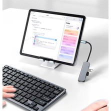 Erdineks Çoklu Bağlantı Type-C Girişli Çoğaltıcı Çevirici Iki USB Iki Type-C Şarj Imkanı HDMI