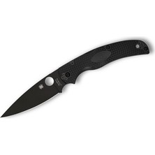 Spyderco Native Chief Black Lightweight Black Blade Plainedge Çakı