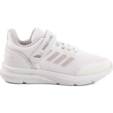 Walkway Beyaz Cırtlı Unisex Çocuk Spor Ayakkabı