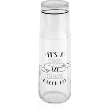 Decorium Good Day 1200 ml 2 Parça Başucu Sürahisi 9-01050094