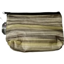 Beyaz Çok Bölmeli Seyahat Makyaj Çantası 4360