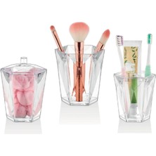 UltraNova 3'lü Prizma Makyaj Organizeri Şık ve Fonksiyonel Düzenleyici