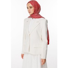 Mayra Desen Çift Taraflı Şal Bordo-Mint Yeşili