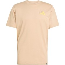 Adidas Kahverengi Erkek   T-Shirt M Cheese T JM6461