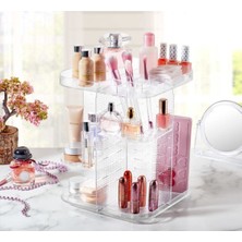UltraNova Dönebilen Makyaj Organizeri 360° Kolay Kullanım ve Şık Tasarım